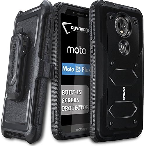 Covrware Aegis Series Case התואם ל- Moto E5 Plus / G7 Supera / G7 כוח עם [מגן מסך] מובנה חובה כבד של נרתיק נרתיק
